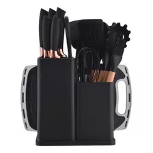 Conjunto De 19 Utensílios Para Cozinha De Silicone