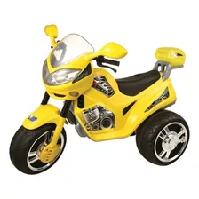 Moto Elétrica Infantil Grande Triciclo Cromada Speed 6v 