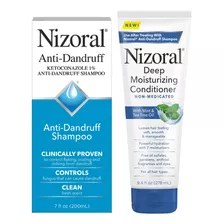 Nizoral Champú Anticaspa, 7 Onzas + Acondicionador Hidrata.