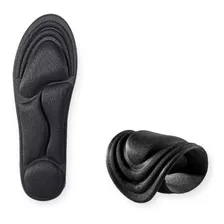 Palmilha 5d Anti Impacto Espuma Confortável Anatomica Cor Preto Tamanho Da Palmilha 40-45