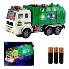 Caminhão Lixo Coletor Brinquedo Infantil Musical Som E Luzes