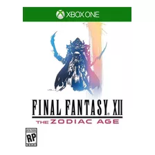Final Fantasy Xii Zodiac Age Xbox - Origina (25 Dígitos)