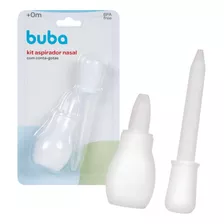 Kit Proteção Nasal Para Bebê Com Conta Gotas Buba