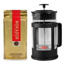 Café Italiano 250grs + Cafetera Prensa Francesa 350ml.