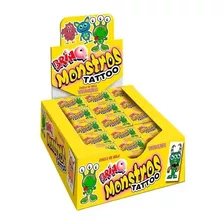 Golosina Chicles En Bola Con Tatoo Caja 350g 100u