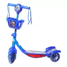 Patinete Infantil Menino Musical 3 Rodas Kiddy Replay Kids