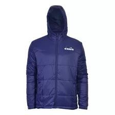 Campera Diadora Puf Hombre Azul Marino