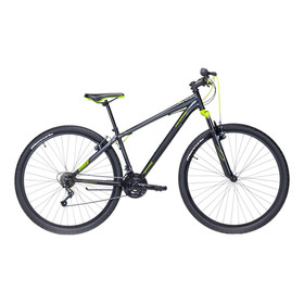 Mountain Bike Mercurio Kaizer Mtb  2020 R29 21v Frenos V-brakes Color Negro Mate/verde NeÃ³n