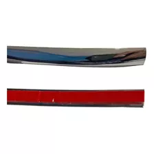 Moldura Cromada P/ Auto Protector Decorativa 8 Mm X 1 Mts