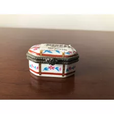 Mini Porta Joia De Porcelana - Art Pa - !!!