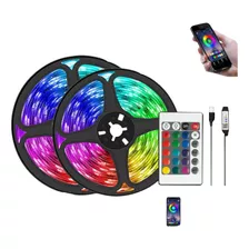 Tira De Luces Led Rgb 5m Bluetooth App Control Música Ritmo