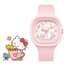 Reloj Silicona Hello Kitty Para Niñas