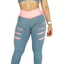 Kit 6 Peças: 3 Lindas Calças Leg Legging Fitness Academia + 3 Tops De Brinde C/ Frete Grátis Você Escolhe As Cores !!!