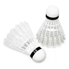Badminton Gallito Plástico 6 Unidades Repuesto Importado