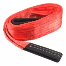 Cinta Para Elevação De Cargas Cor Vermelho 5ton 120mm 4m