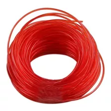 Fio De Nylon Para Cortador E Roçadeiras De Grama 1,8mm 40m * Cor Vermelho