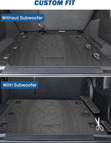 Tapete De Carga Compatible Con Wrangler Jl 4x4 Con Subwoofer Foto 2