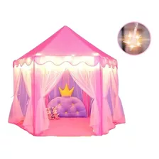 Barraca Infantil Tenda Cabana + Cordão E Luz Led Estrela