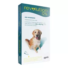 Antipulgas Revolution Para Caes De 20,1kg A 40kg - Zoetis