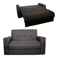 Sillon Dos Cuerpos Chenille Anti Desgarro Sofa Cama