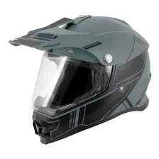 Capacete Moto Mattos Racing Ttr 2 Preto Loja Cor Preto/cinza Tamanho Do Capacete 58/m