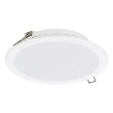 10 Foco Panel Led 7w Embutido Redondo Luz Cálida (garantía)