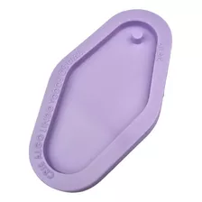 Molde De Silicone Tag Hotel Com Furo - 1 Cavidade (8,5 Cm)