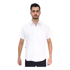 Camisa Masculina Slim Manga Curta