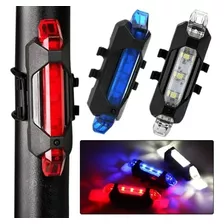 Luces Led Para Bicicleta Trasera Recargable Usb Luz