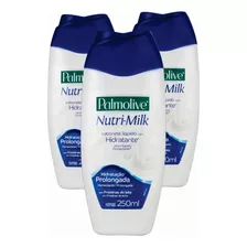 Palmolive Nutrimilk Humect. Jabón Liq. Corp X 250ml X3