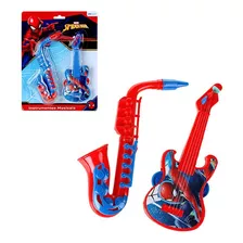 Kit Mini Instrumento Infantil Com 2 Pçs Homem Aranha Disney