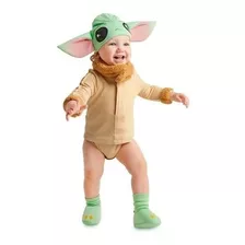 Disfraz Baby Yoda Bebé Original De Disney Store Entrega Ya