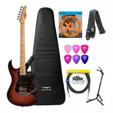 Guitarra Tagima Stella Hb Honey Burst + Kit