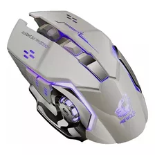 Mouse Gamer Recargable Free Wolf X8 Metal Grey