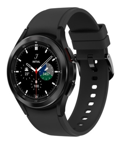 Samsung Galaxy Watch4 Classic (bluetooth) 1.2  Caja 42mm De  Acero Inoxidable  Black, Malla  Black De  Fluoroelastómero Y Bisel  Black De  Acero Inoxidable Sm-r880
