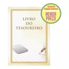 Livro Tesoureiro Para Registro De Entradas E Saídas De Caixa