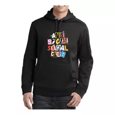 Moletom Canguru Blusa De Frio Anti Social Club Masculina