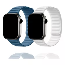 Pulseira Silicone Elos Magnética Para Apple Watch Series Iwo