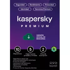 Kaspersky Total Security 10 Dispositivos 2 Años