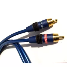 Cable Rca Interconexión De Calidad Cobre Desoxigenado 0,9mts