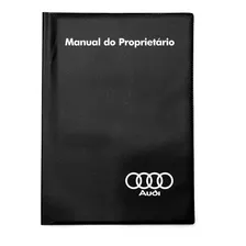 Kit Porta Doc. Audi E Porta Cartão Couro Eco E P. Manual Pvc