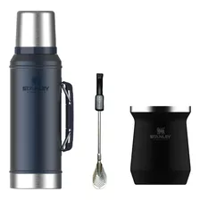 Kit Juego Stanley Termo + Mate + Bombilla Inoxidable