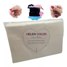 Lenços Para Remover Esmalte 100% Algodão -com 1000 Lenços Helen Color En Pacote X 1000 Unidades