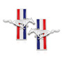 Emblemas Laterales Mustang 45 Aniversario Cromado