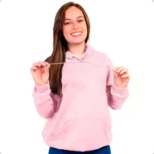 Moletom Liso Masculino Feminino Blusa De Frio Canguru Grosso