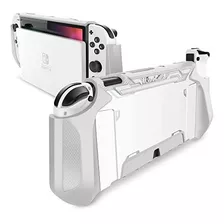Carcasa Gruesa Para Nintendo Switch Oled 7 Pulgadas Blanco