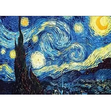 Kit Pintura Com Diamantes Van Gogh 35 X45 Quadro Sala Quarto