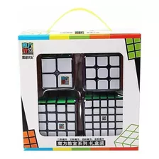 Box Cubo Mágico Moyu 2x2mf + 3x3 Mf3rs + 4x4 Mf + 5x5 Mf