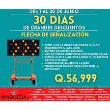 Flecha De Señalización Solar En Oferta 