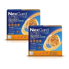 Combo 2x Nexgard Spectra Para Cães De 2 A 3,5 Kg - 1cp